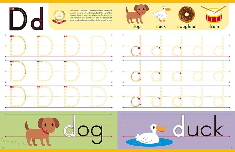 Play Smart Learn to Write Workbook: Ages 3-5: Tracing, Letters, Numbers, Shapes - Image 3
