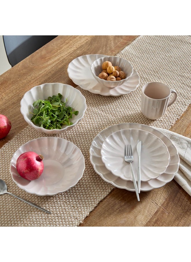 Home Box Siam Scallop Side Plate 21 x 2.5 x 21 cm  - Image 4