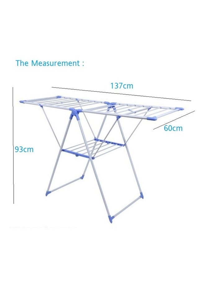 Eleish clothes dryer stand , Clothes Drying Stand  Drying Rack clothes rack, Clothes Rack for Drying Clothing, Cloth Drying Stand (White & Blue)  - Image 5