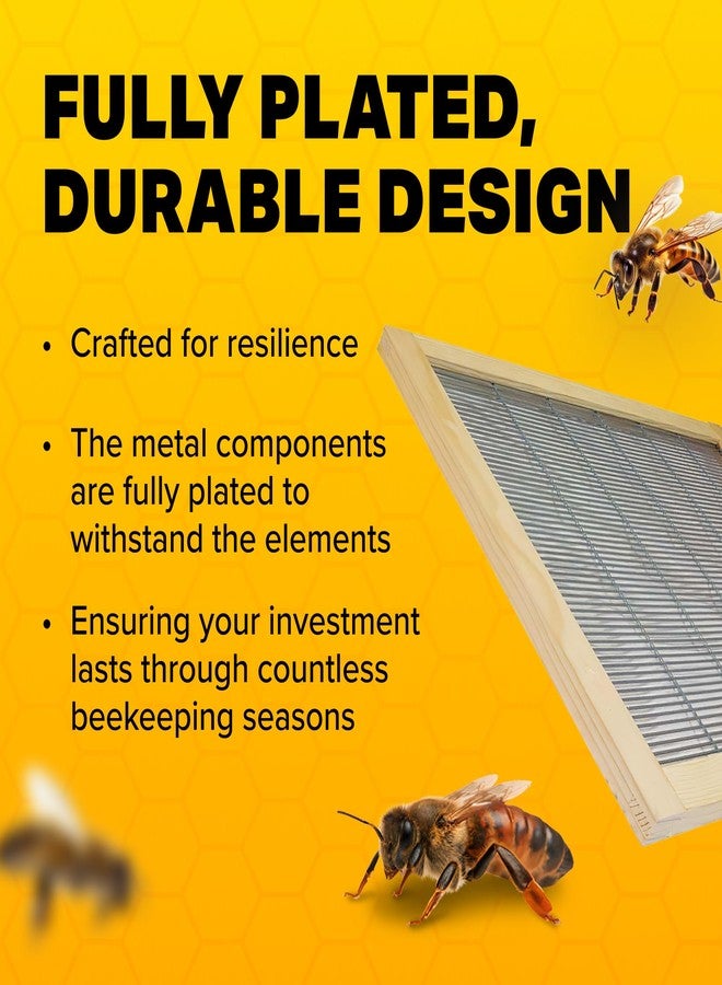مان لايك مان ليك، حاجز ملكة معدني مُثبّت بالخشب لعشرة إطارات، مصمم بدقة عالية لتحقيق التميز في تربية النحل، يحافظ على سلامة ملكتك، ويعزز إنتاج العسل - Image 5