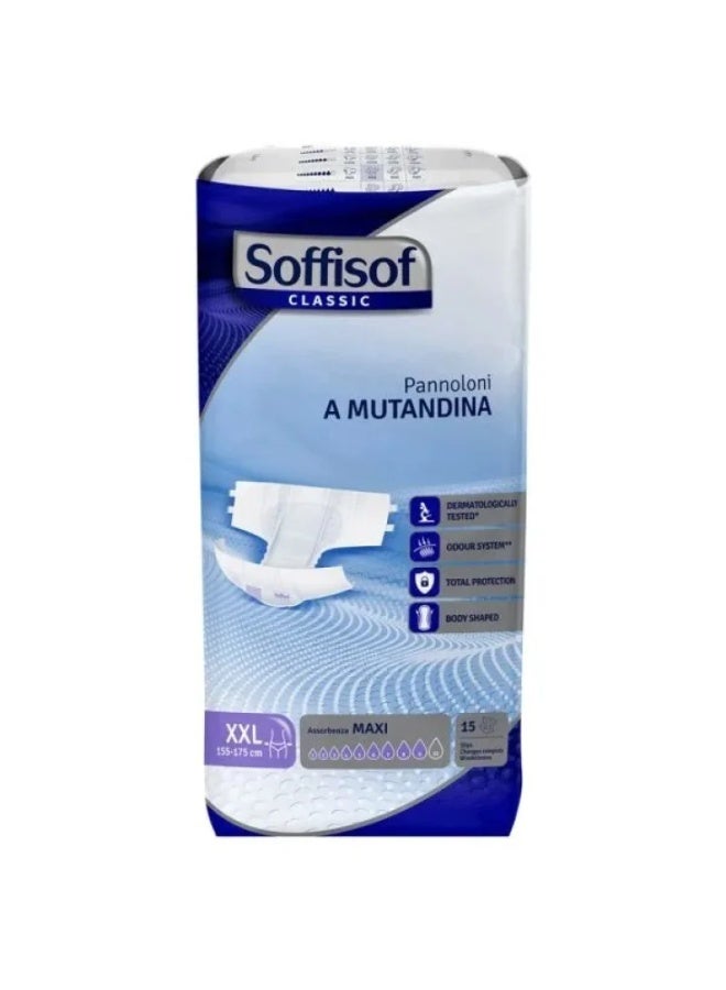 SOFFISOF Classic Maxi 15 Adult Diapers size XXL - Image 2
