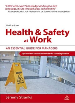 Health And Safety At Work An Essential Guide For Managers by Jeremy Stranks Paperback 