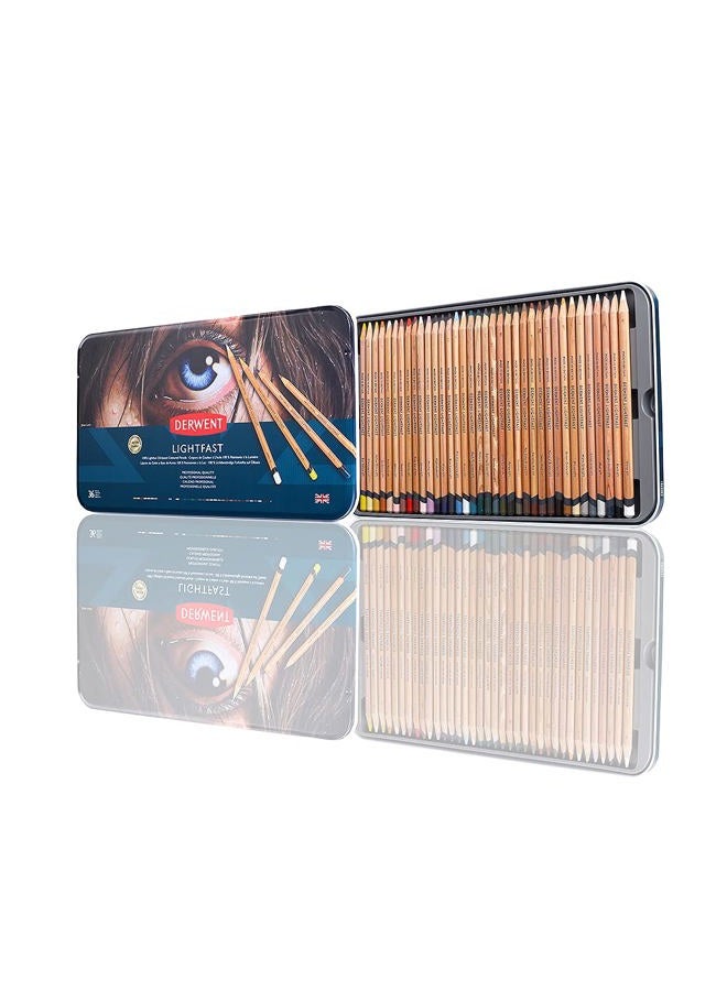 Derwent Lightfast Pencil Set, 36-Color Tin Set - Image 1