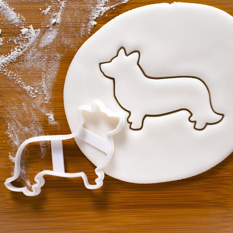 Bakerlogy Corgi Cardigan Silhoutte cookie cutter  1 piece - Bakerlogy - Image 1