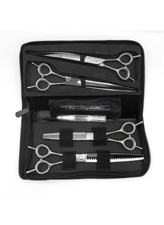 Chris Christensen Chris Christensen Classic Series Grooming Shears  Full Set of Shears With Case  Groom Like a Professional  Any Skill Level  Made From 440C Japanese Steel  - Image 1