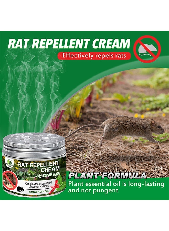 ييبونغ القشدة المنفرة للجرذان 120 ج، بكفاءة نفخ الجرذان، مناسبة للبستنة، حديقة الخضروات، الاستخدام المنزلي - Image 2