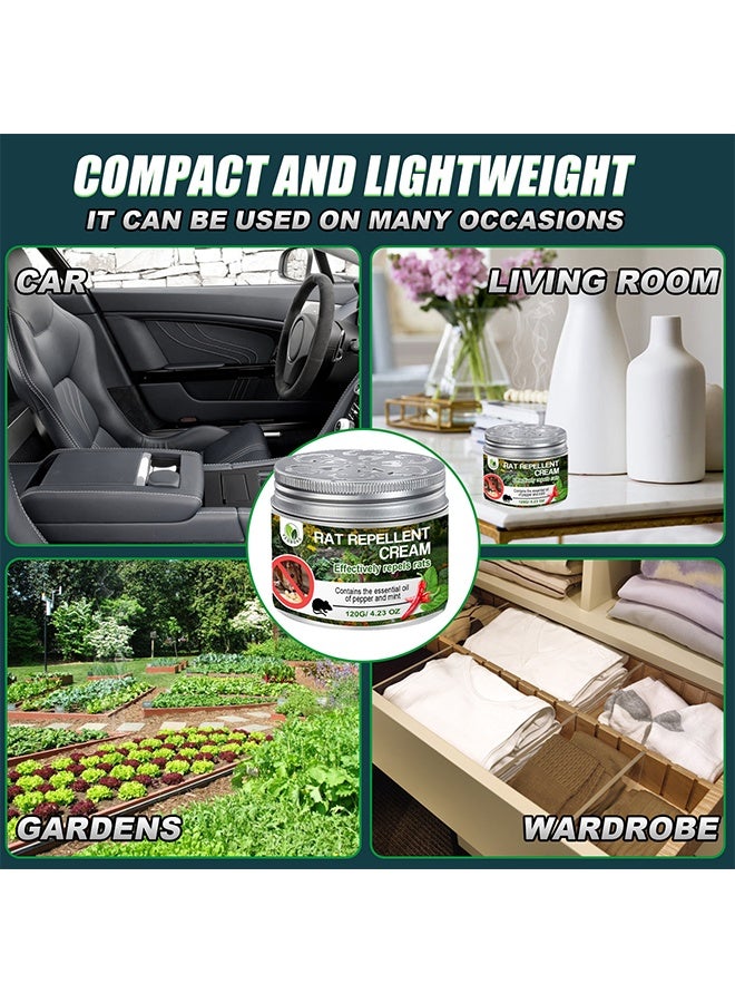 ييبونغ القشدة المنفرة للجرذان 120 ج، بكفاءة نفخ الجرذان، مناسبة للبستنة، حديقة الخضروات، الاستخدام المنزلي - Image 5