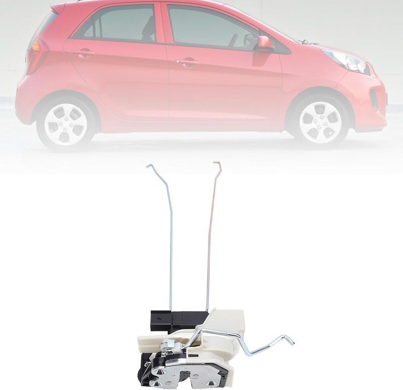 Door Lock Actuator 4 Pins, Car Door Latch Actuator for Picanto 2012-2016, Fast Response Vehicle Security Lock with ABS and Metal Build (Rear Left: 81410 1Y020) - Image 2