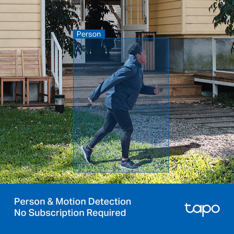 Tapo 2K Indoor/Outdoor Wired Security Camera - Works as a Baby Monitor & Pet Camera, Person/Motion/Baby Cry Detection, 2-Way Audio, Siren, Subscription-Free Local Storage or Optional Cloud, C113 - Image 4