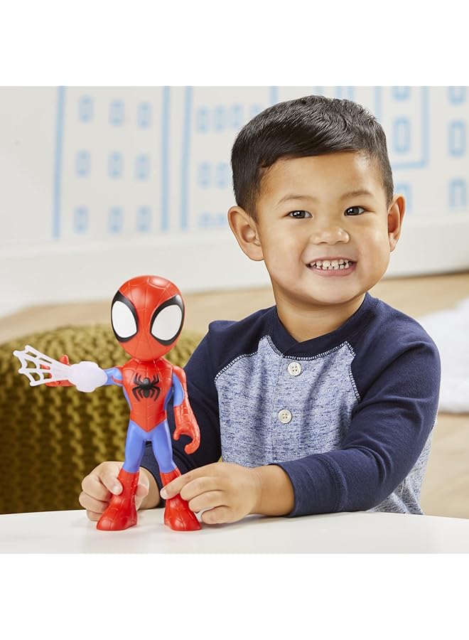 SPIDERMAN Supersized Spidey 9 Inch Action Figure Preschool Super Hero Toy For Kids Ages 3 And Up Multicolor - Image 3