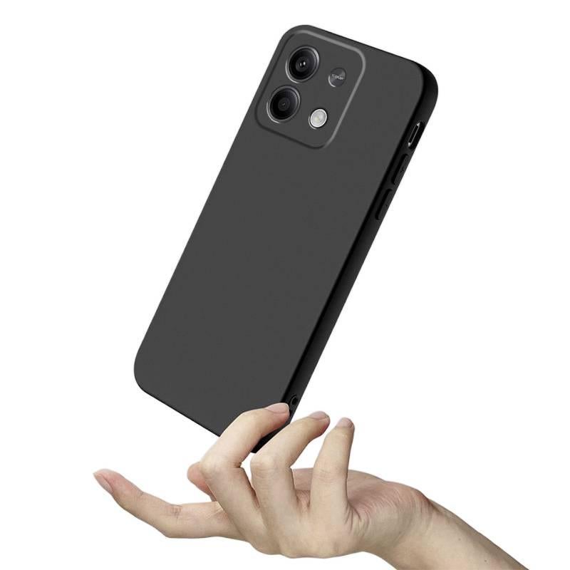 MS غطاء واقي بسيليكون، مقاوم للصدمات لـ Redmi Note 13 Pro، أزرق داكن، حماية من السقوط من السيليكون باللون الأزرق باللون الأحمر - Image 5