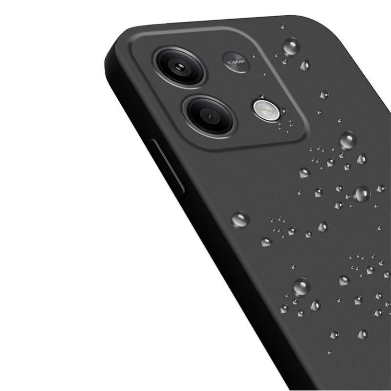 MS غطاء واقي بسيليكون، مقاوم للصدمات لـ Redmi Note 13 Pro، أزرق داكن، حماية من السقوط من السيليكون باللون الأزرق باللون الأحمر - Image 4