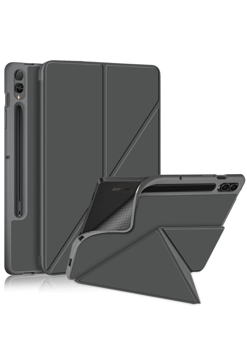Protective Tablet Case for Samsung Galaxy Tab S9+(S9 Plus) 12.4in 2023, Premium PU Leather u0026 Soft TPU Back Cover, Multi-Viewing Angles, Auto Wake/Sleep with Pen Holder - Image 1