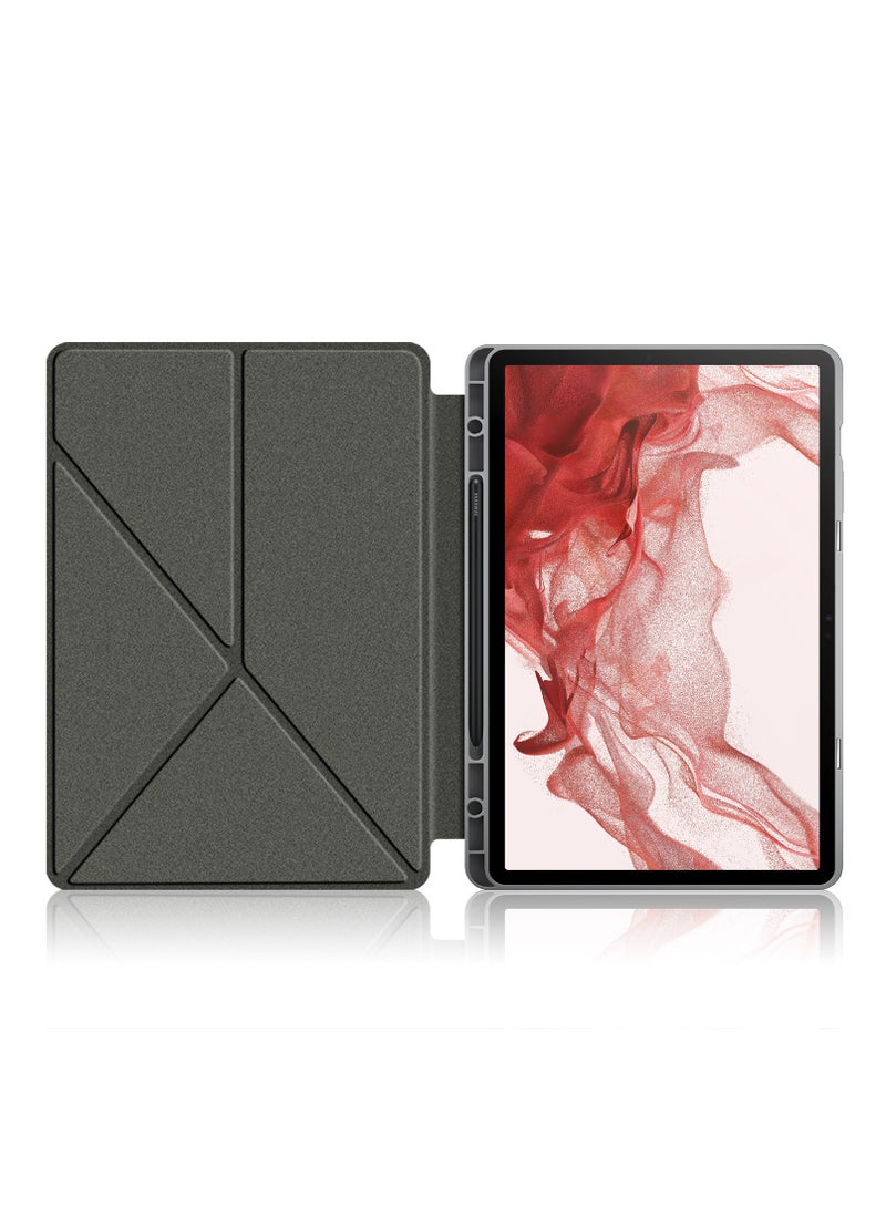 Protective Tablet Case for Samsung Galaxy Tab S9+(S9 Plus) 12.4in 2023, Premium PU Leather u0026 Soft TPU Back Cover, Multi-Viewing Angles, Auto Wake/Sleep with Pen Holder - Image 2