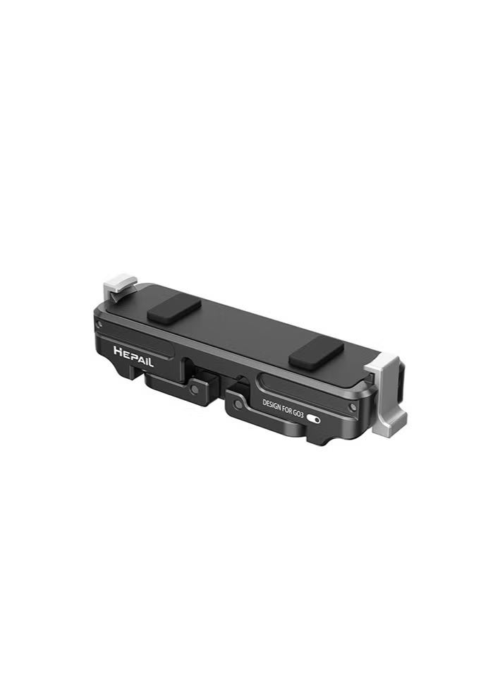Hepilor Magnetic Quick Release Mount Fit for Insta360 GO 3, Magnetic Mount Foldable Adapter, Magnetic Accessories Camera Mount, Conversion Adapter Tripod, Anti-Scratch Impact-resistant Easy Installation - Image 2