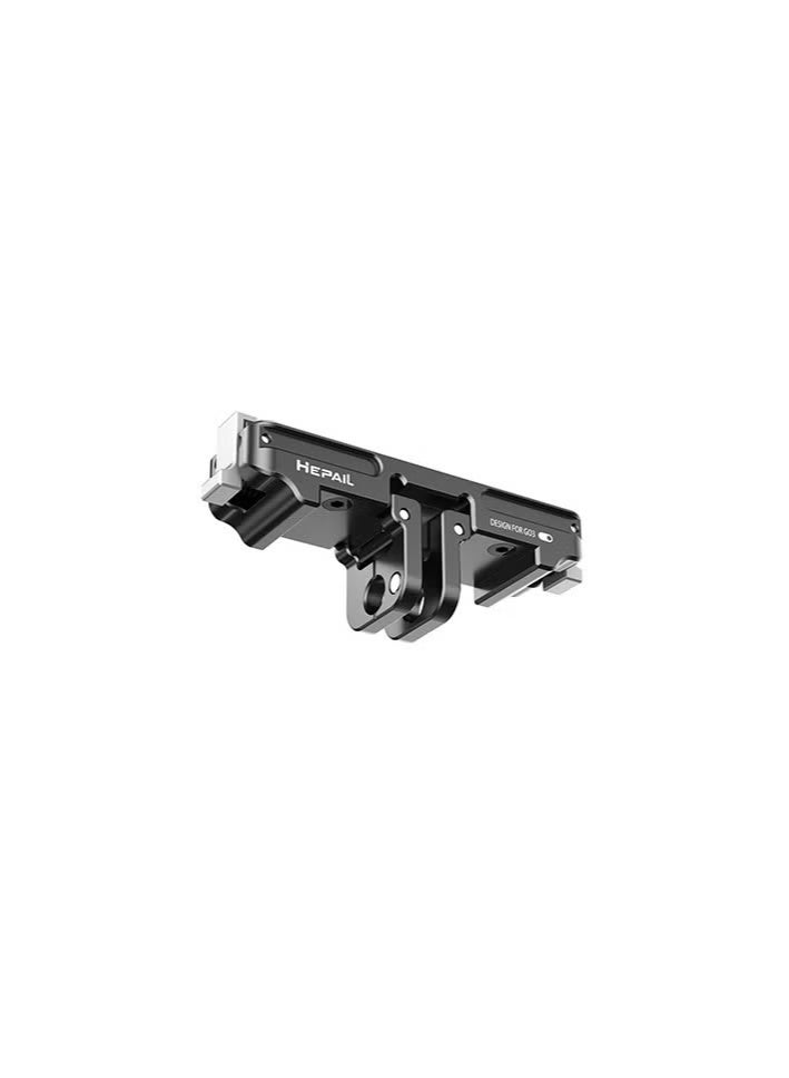 Hepilor Magnetic Quick Release Mount Fit for Insta360 GO 3, Magnetic Mount Foldable Adapter, Magnetic Accessories Camera Mount, Conversion Adapter Tripod, Anti-Scratch Impact-resistant Easy Installation - Image 3