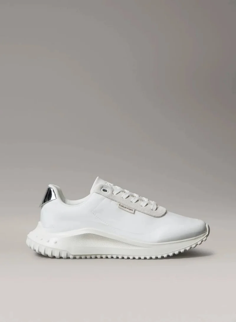 Mirrored Silver Tab Ultralight Trainers
