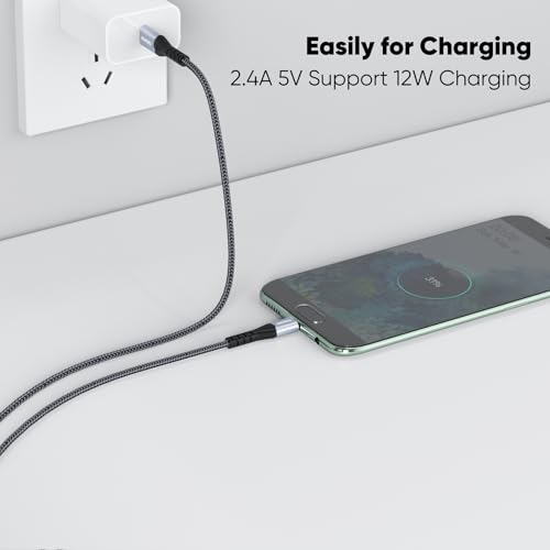 FEMORO USB C to Micro USB Cable 6 Inch Short, 480Mbps Data Transfer & 12W Charging USB-C Type C to Micro USB Cable Adapter OTG Cord Braided for MicroUSB Devices - Image 5