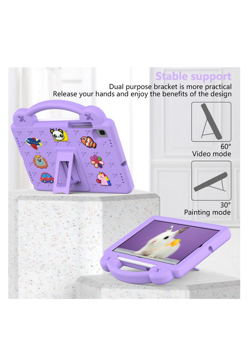 Children's protective case for Samsung Tab A7 t500/t505 (2021)/Tab A7 10.4 t509 (2022) Pen slot Heavy duty EVA foam shockproof case Children's shockproof case with stand  - Image 3