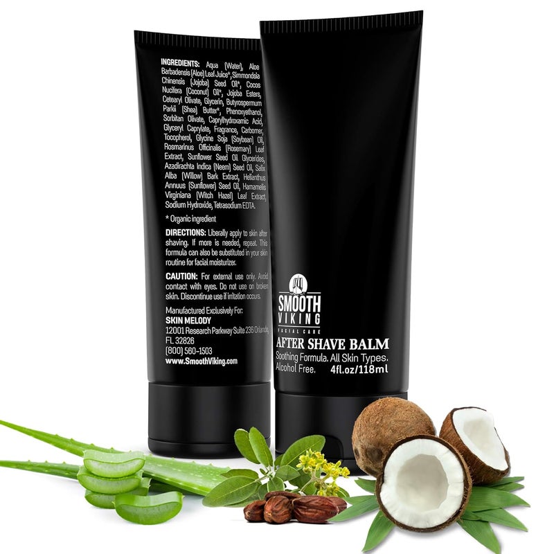 After Shave Balm For Men Alcohol Free Mave Balm with Spiced Black Pepper Scents Aftershave For Men Soothing Moisturizing  After Shave Lotion For Men Sensitive Skin 4 Oz