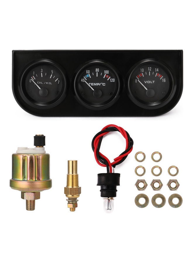 نيبمينينت 3-in-1 Volt Meter Water Temp Gauge Oil Kit - Image 1