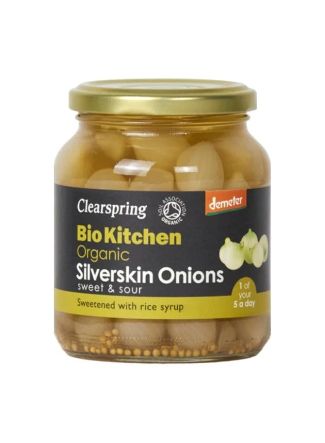 Silverskin Onions, Sweet & Sour - 340g, UK