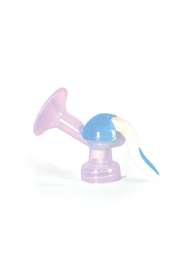 Mommy's Bliss Manual Breast Pump – Lightweight, Portable, Bpa-Free, Ergonomic Design For Easy Milk Expression, 6+ Months (Blue) - Image 2