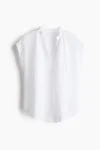 H&M Cotton muslin blouse
