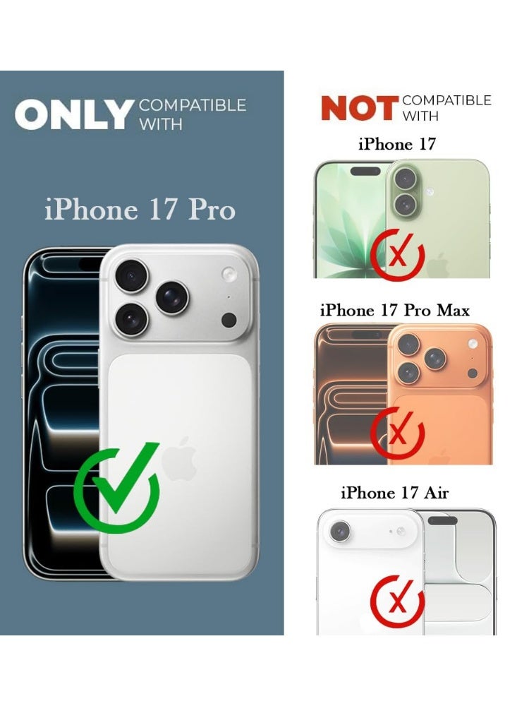 IPhone 17 Pro Case Clear Shockpoof Reinforced Corners Slim Fit Soft Flexible TPU Bumper Phone Case for iPhone 17 Pro,Crystal Clear - Image 5