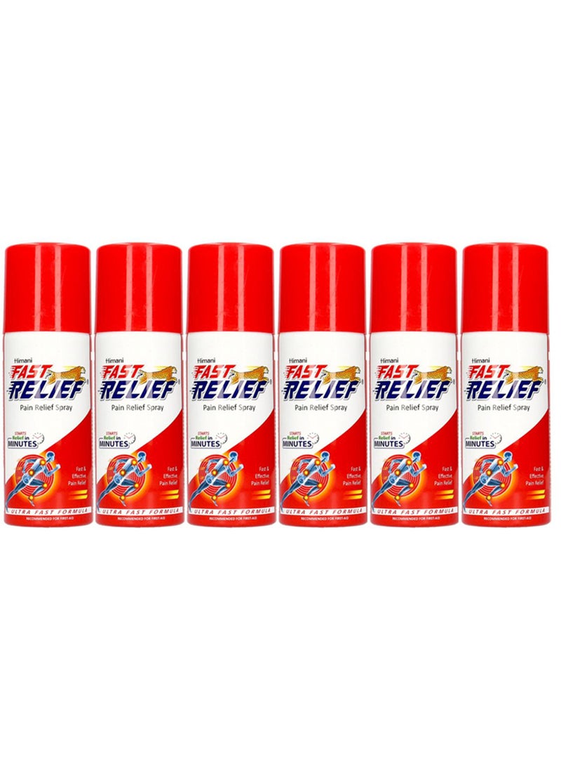 Himani Fast Relief Herbal Fire And Ice Spray 150ml (Pack of 6) - Image 1