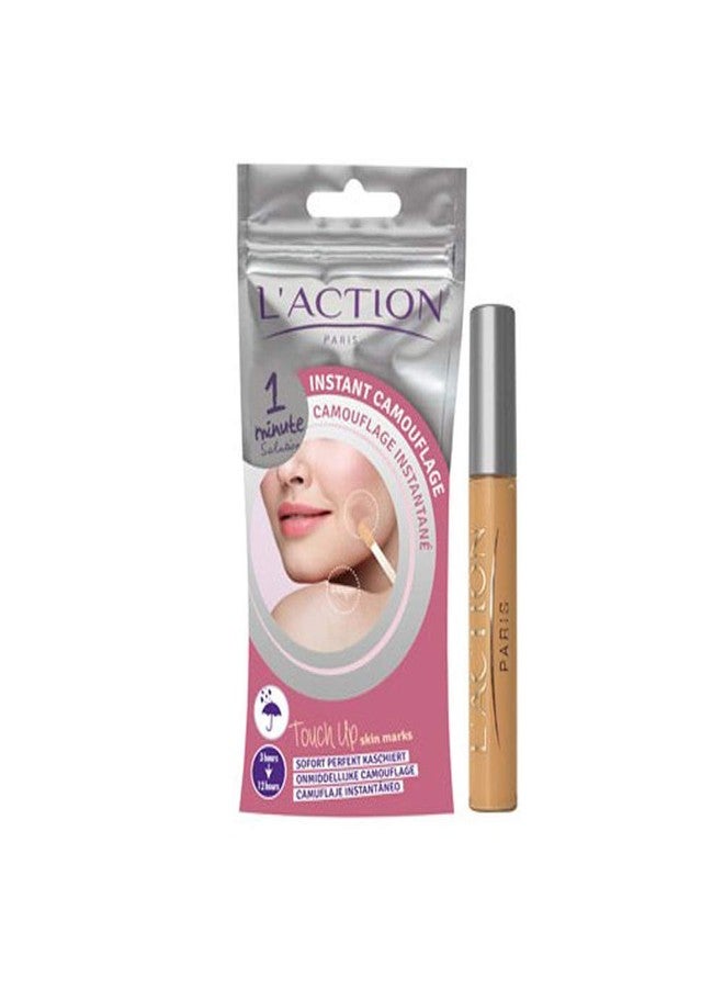 L'Action Paris Instant Camouflage, Conceals Dark Marks and Blemishes, Instant Touch Up, Hides the Appearances of Birthmarks and Scars, Buildable Coverage, Ivory Beige 10g - Image 1