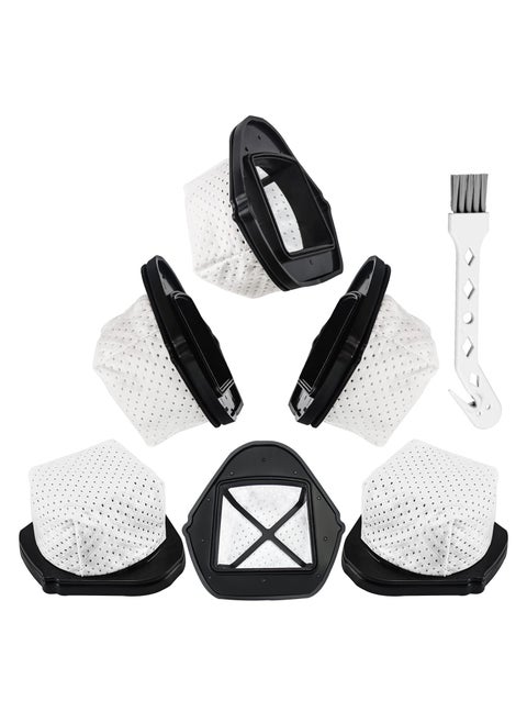 6 Pack Dust Cup Filters For Shark Cordless Hand Vac For Sv780/ Sv75Z/ Sv728N/ Sv726N Compared To Part Xf769/ Xsb726N