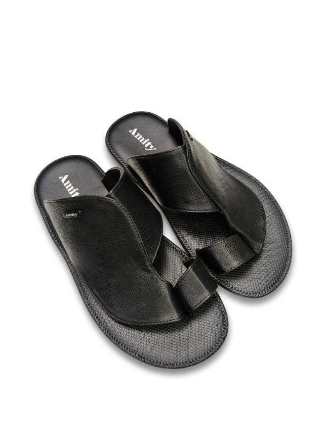 Stylish Men Slippers, Unique Splicing Detail Comfortable Summer Slip On Slides - Image 3