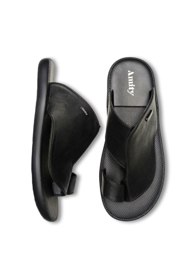 Stylish Men Slippers, Unique Splicing Detail Comfortable Summer Slip On Slides - Image 4