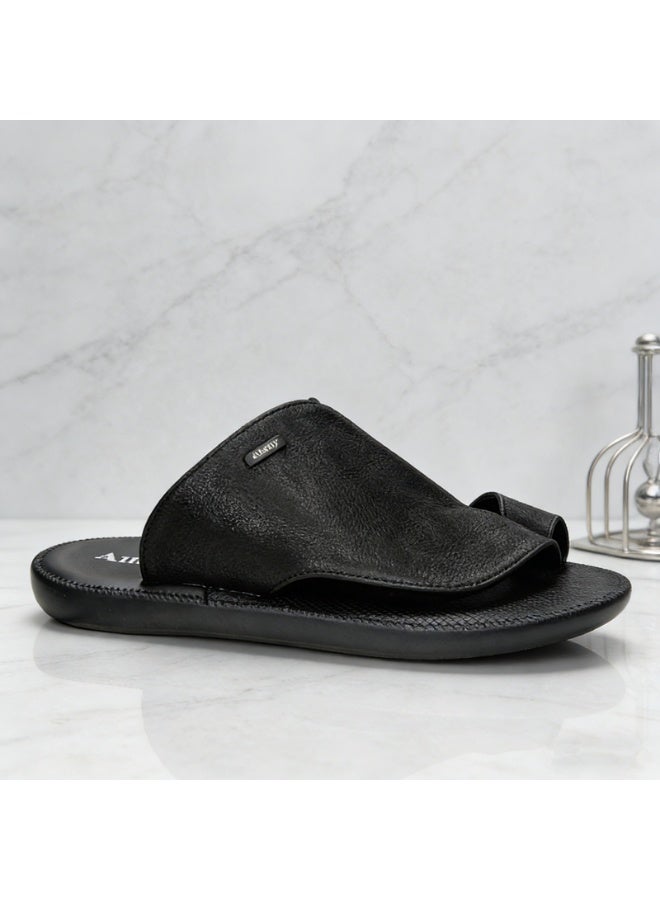 Stylish Men Slippers, Unique Splicing Detail Comfortable Summer Slip On Slides - Image 5