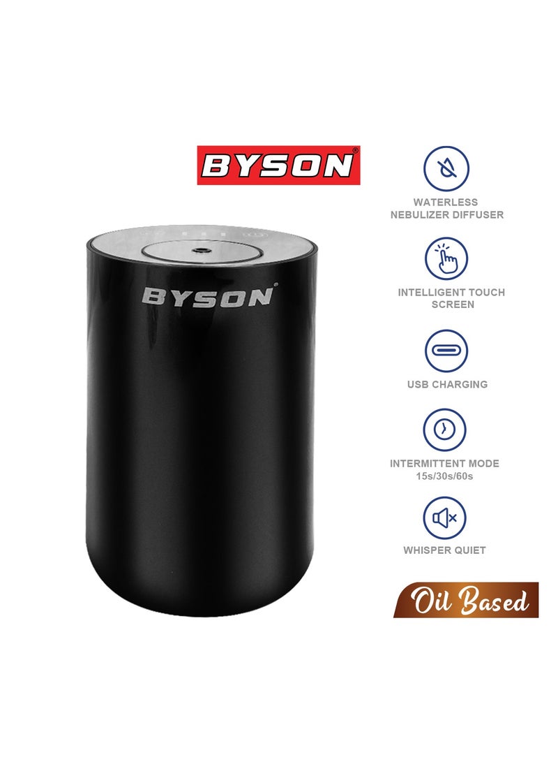 BYSON Ultrasonic Essential Oil Diffuser with Ylang Ylang Fragrance - Quiet Cool Mist Humidifier with LED Light, Auto Shut Off & Adjustable Settings for Home, Office, and Gifting (Ylang Ylang) - Image 5
