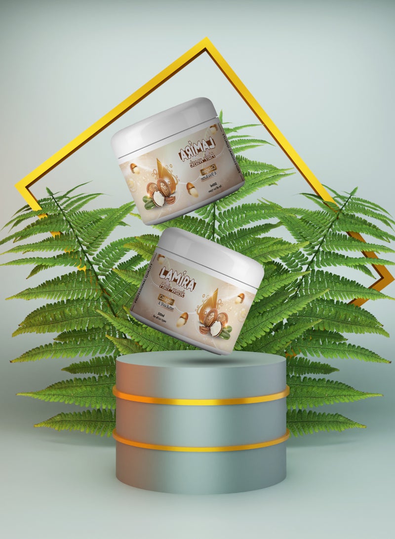 Lamira Hair Mask with Collagen and Shea Butter - 500ml - Image 3