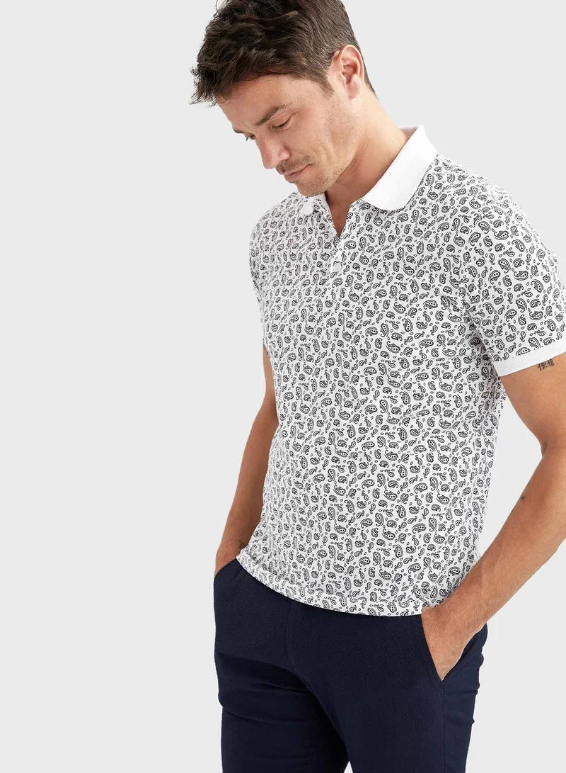 DeFacto Printed Polo