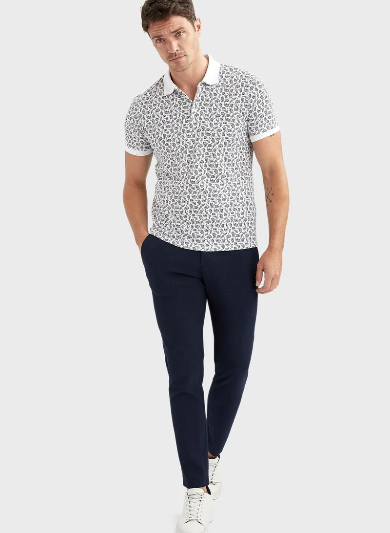 DeFacto Printed Polo