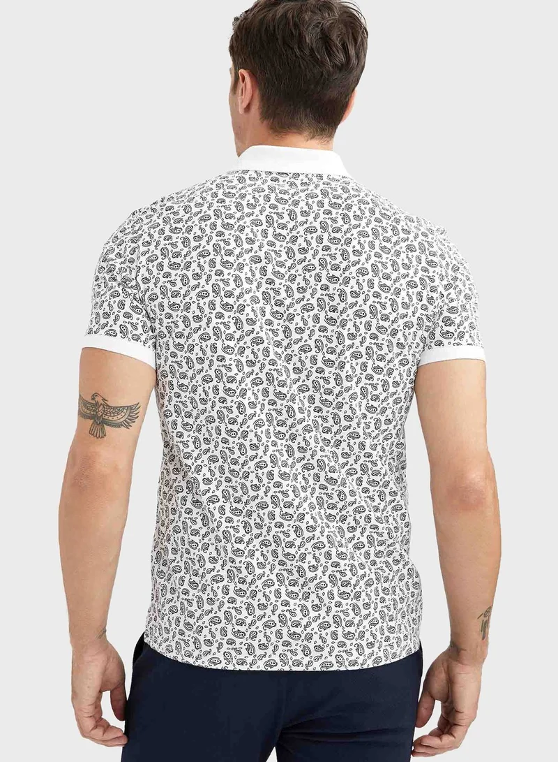 DeFacto Printed Polo