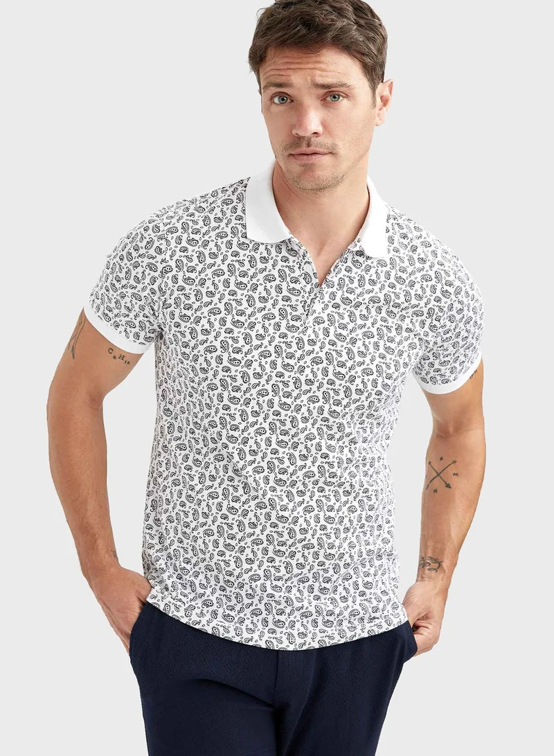 DeFacto Printed Polo
