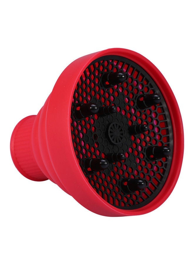 نيبمينينت Folding Silicone Hair Dryer Hood Red 14 x 12 14cm - Image 1