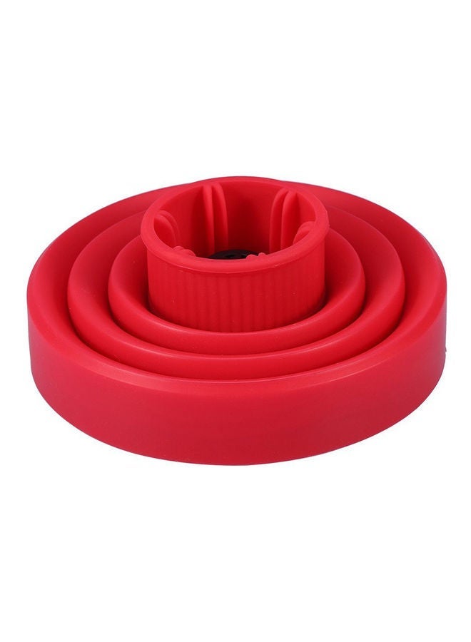 نيبمينينت Folding Silicone Hair Dryer Hood Red 14 x 12 14cm - Image 4