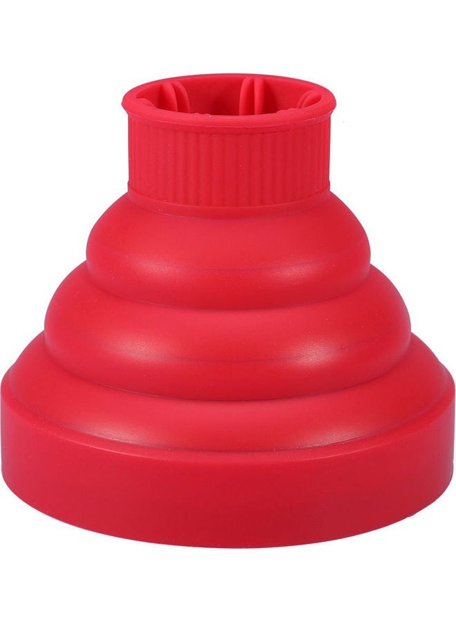 نيبمينينت Folding Silicone Hair Dryer Hood Red 14 x 12 14cm - Image 2