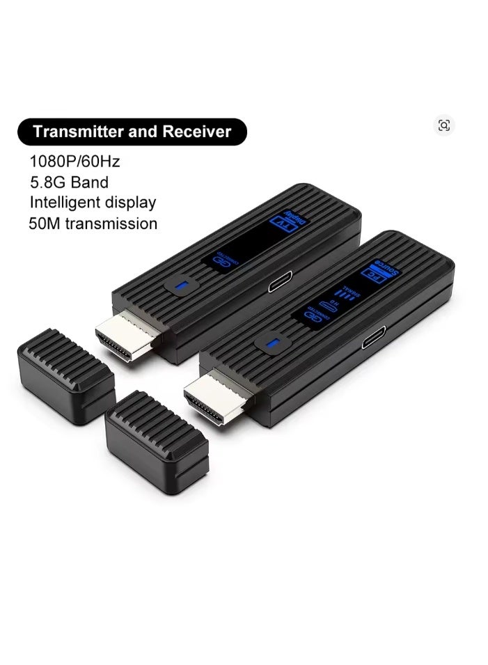 Wireless HDMI Video Transmitter Receiver Extender 50M 1080P HDMI Video Audio TV Stick Intelligent Display Adapter for TV PC - Image 2