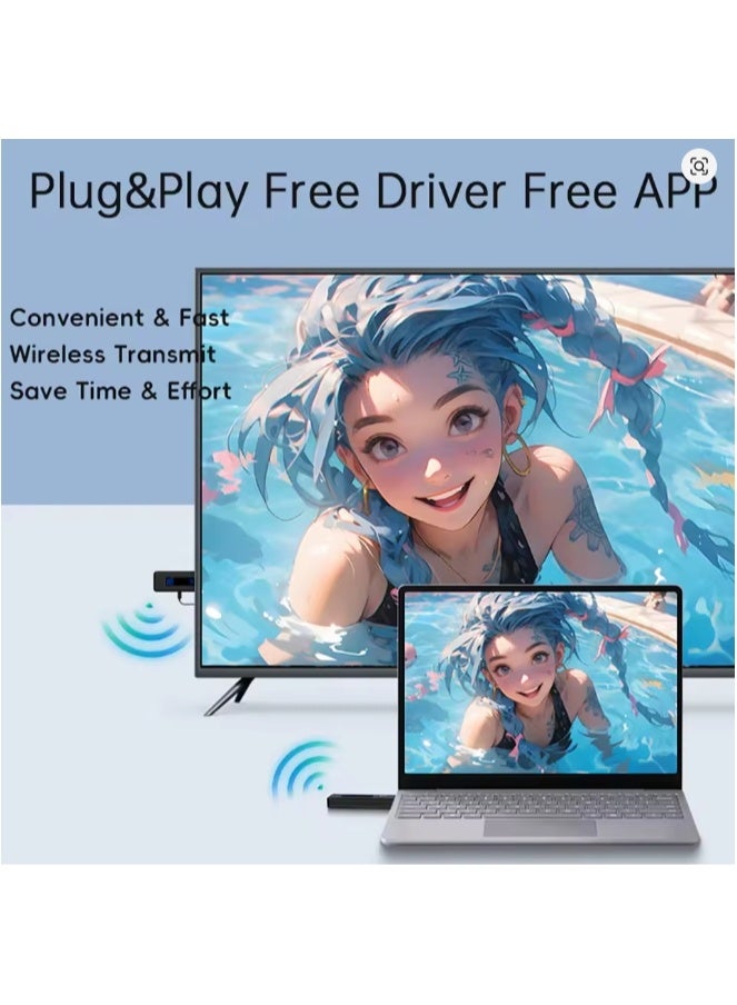 Wireless HDMI Video Transmitter Receiver Extender 50M 1080P HDMI Video Audio TV Stick Intelligent Display Adapter for TV PC - Image 3