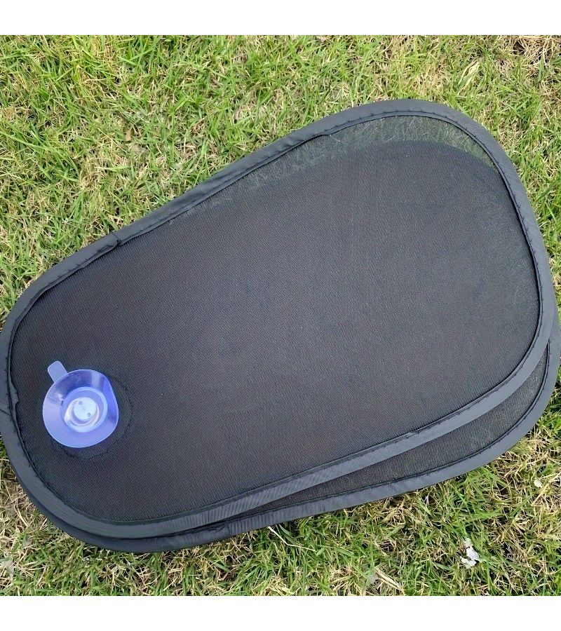 1 Pc Retractable Car Side Window Shade Black Telescopic Universal For Travel Home Use Day And Night Without Blocking Vision - Image 2