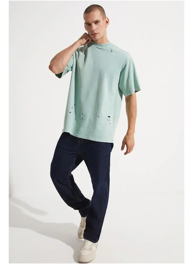 JUNE June Men Oversize Tshirt Green