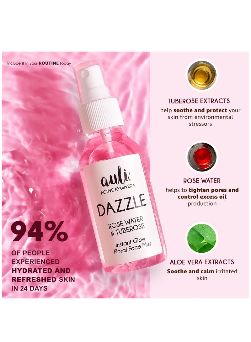 AULI LIFESTYLE Auli Tube Rose Water Facial Toner For Hydrated Skin 120ML - Image 4