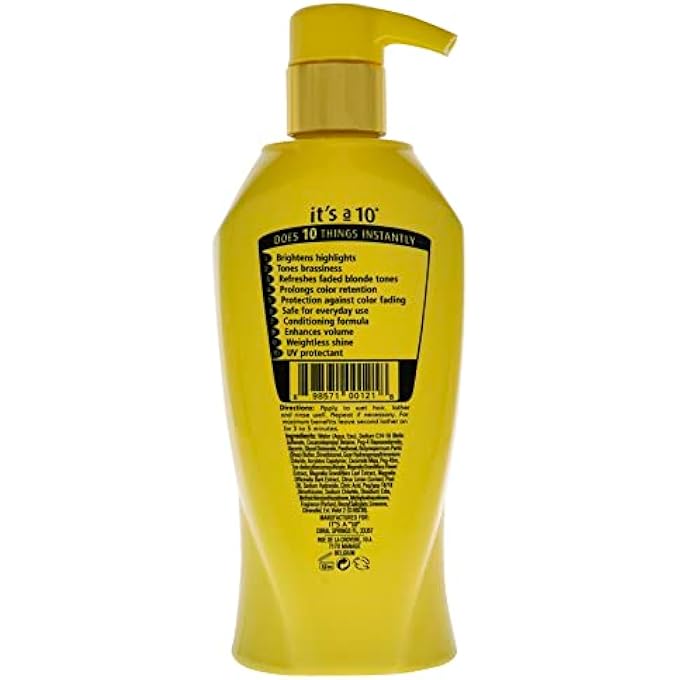 It's a 10 MIRACLE BRIGHTENING SHAMPOO (FOR BLONDES) - 295.7ML/10OZ - Image 2